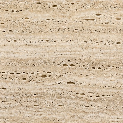 Warm beige travertine with linear natural pores
